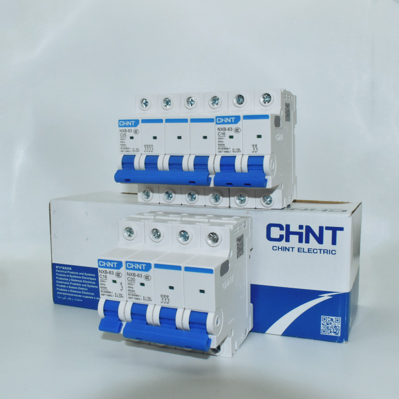 CHINT NXB-63 DZ30 DZ40 EPN DPN TPN 1P2P3P4P AC 230/400V Circuit Breaker DIN Rail Mounting Miniature Household Air Switch