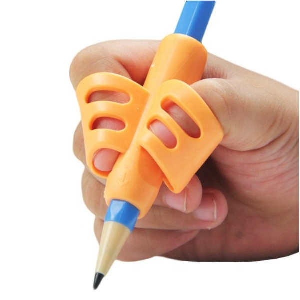 Pen Grips for Kids  Handwriting for Preschool, Silicone Pencil Holder Pen Writing Aid Grip School Supplies for Kids