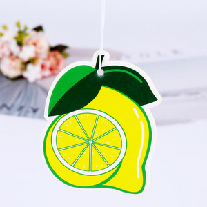 Custom Mini Air Freshener Scented Hanging Card with Flavour Fragrance In-Car Air Deodorant Perfume Cards