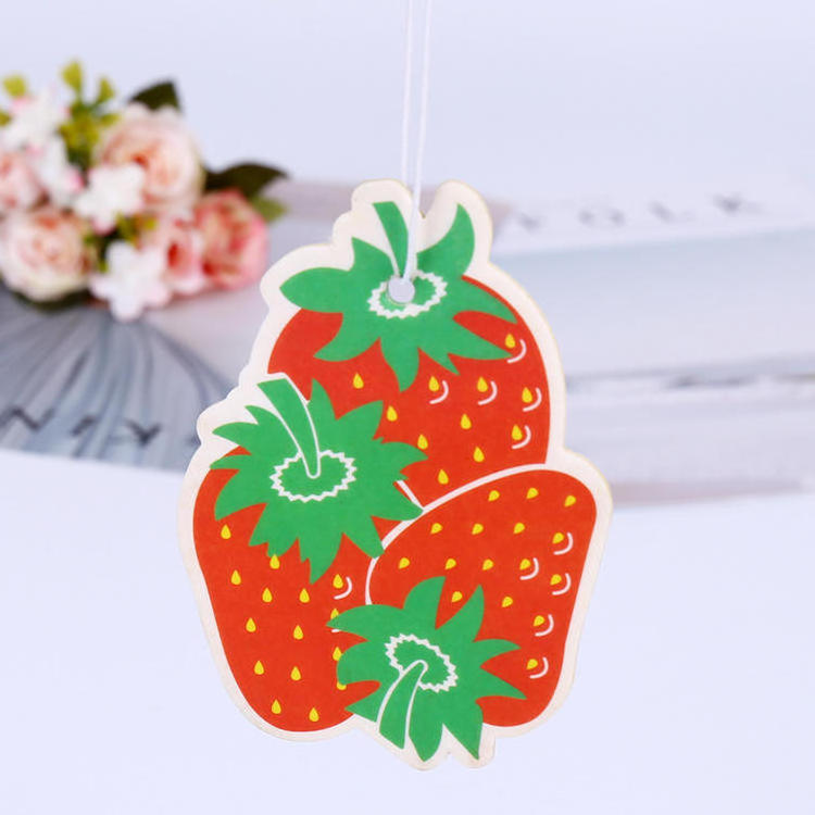 Custom Mini Air Freshener Scented Hanging Card with Flavour Fragrance In-Car Air Deodorant Perfume Cards