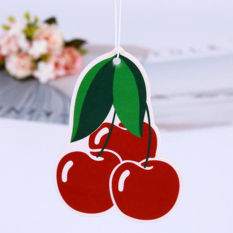 Custom Mini Air Freshener Scented Hanging Card with Flavour Fragrance In-Car Air Deodorant Perfume Cards