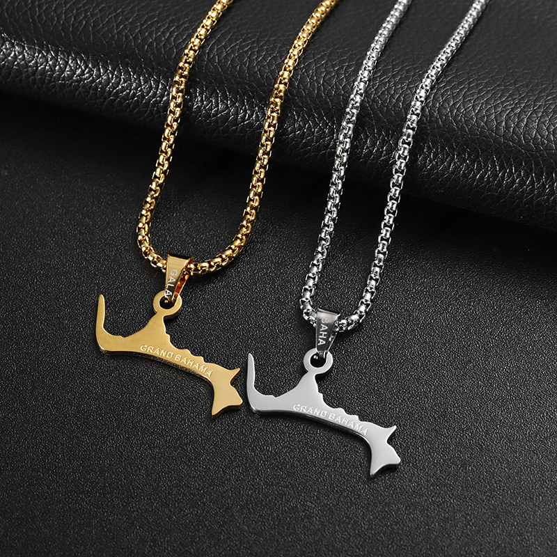 Personalized Custom Symbols Valentine's day Gift Pendant Necklace Stainless Steel Jewelry Custom Logo Mens Necklace For Men