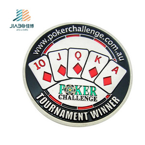 Fast Delivery Design Your Band Logo 3d Enamel Metal Professional Metal Custom Poker Chips