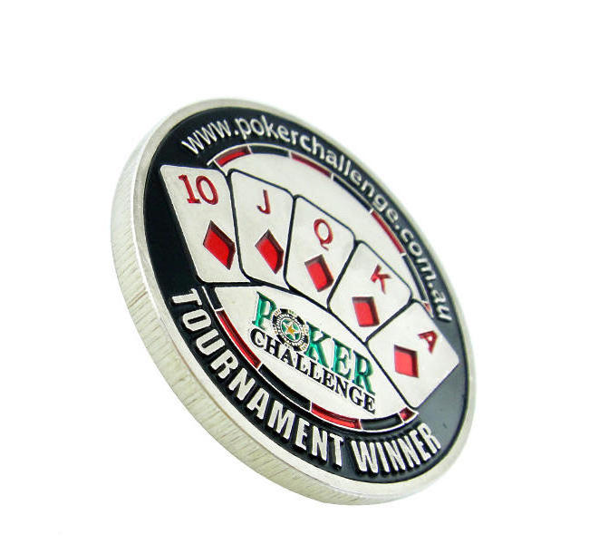 Fast Delivery Design Your Band Logo 3d Enamel Metal Professional Metal Custom Poker Chips