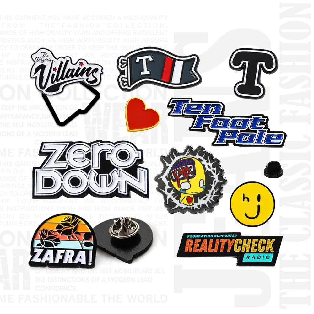 Free Logo Design Custom Sports Animation Metal Enamel Pins Badge Fitted Custom Clothes Pin Mexican Custom Hat Pins For Hats