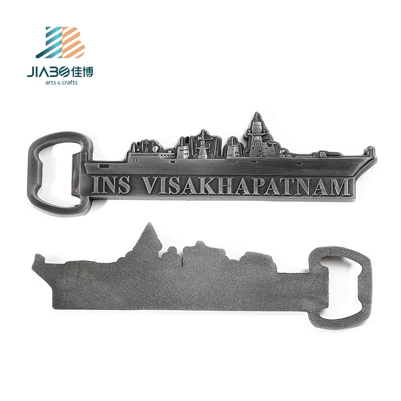 Promotional Gift Travel City Souvenir Kitchen Tools 3D Design Beer Bottle Ship Shaped Bottle Opener Soda Opener