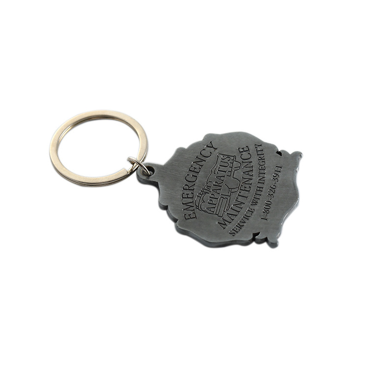 China Hot Sale metal Key Chain Fire Fighter Zinc Alloy 3D Keychain/Key ring