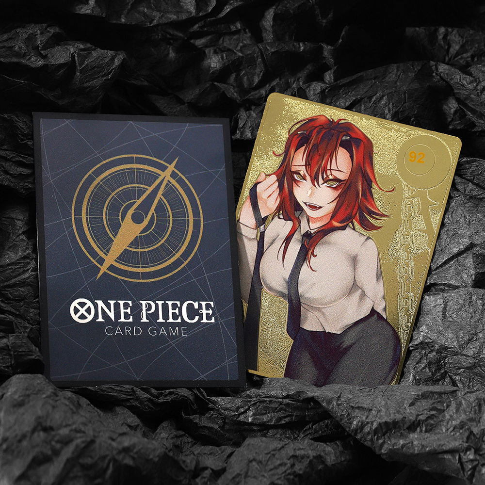 Custom Print Metal Playing Cards Gold Anime Blank Sublimation Business Cards Bookmarks Custom Metal Cards With Logo