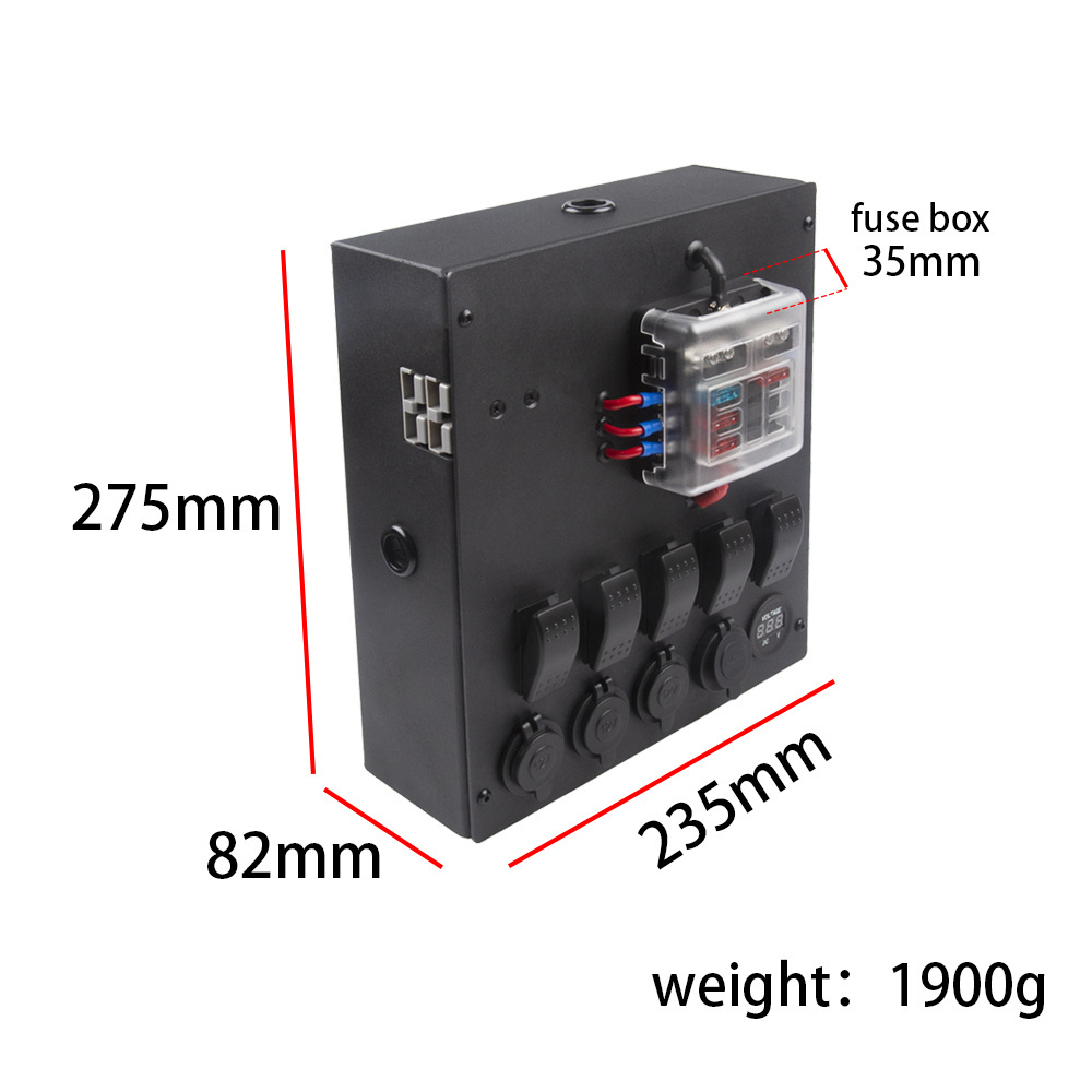 JAVA IP65 Certified Custom Control Distribution Box 12V Accessory Power ...