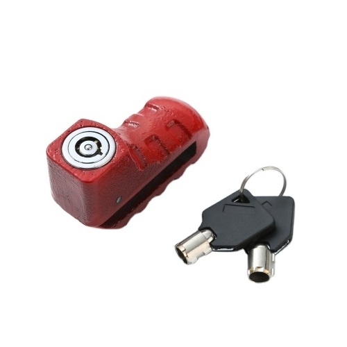 8026 -Disc Brake Lock Alarm Motorcycle Lock Anti-theft Wheel Padlock Motorbike Bike Disk Brake Lock