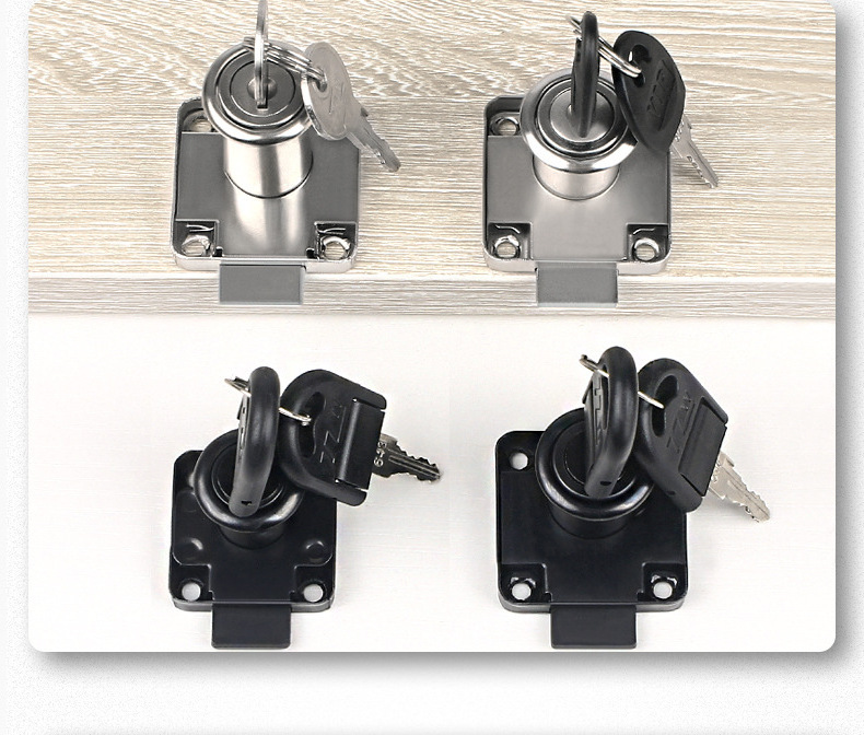 zinc alloy die-cast housing and cylinder  dresser key cabinet lock Cabinet Electric Door Cylinder Cam Lock