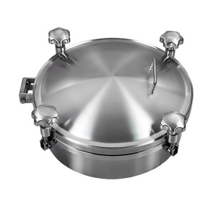 CNJS Sanitary Stainless Steel Manway Door Pressure Vessel Manhole Cover for Food Grade Tank