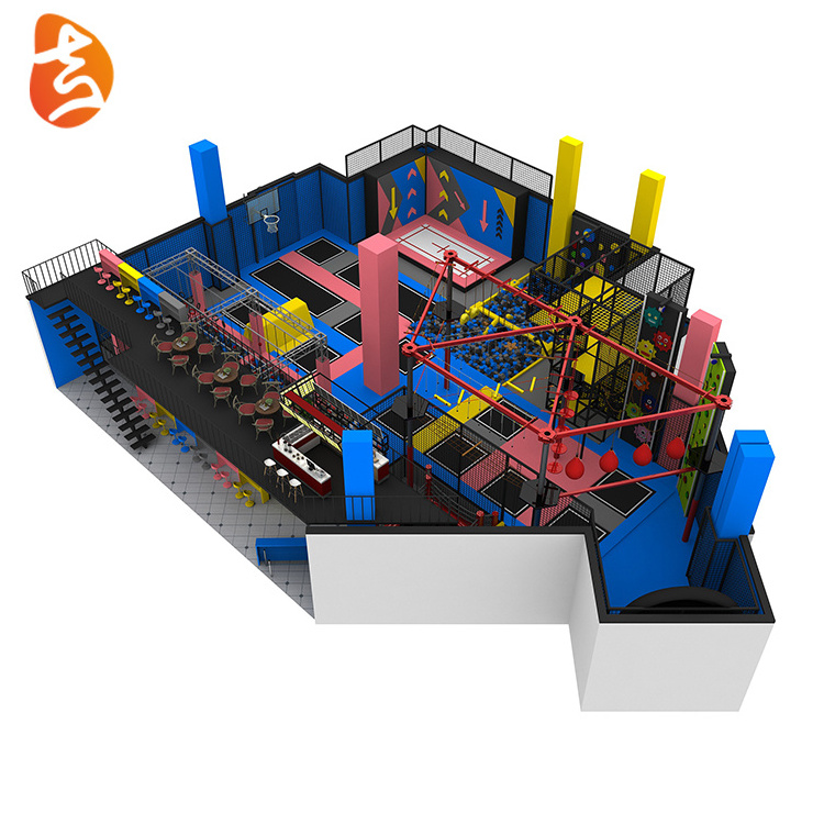 Wenzhou customized portable children game of bungee trampoline park frame complete for rent