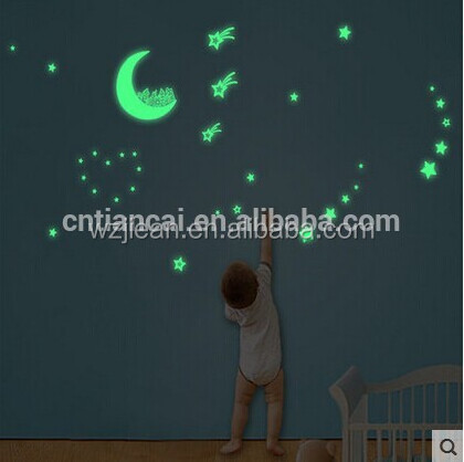 Starry sky night light luminous glowing stars wall stickers for bedroom decoration