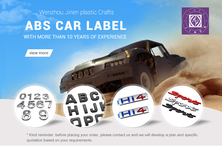 Custom Plastic Emblems