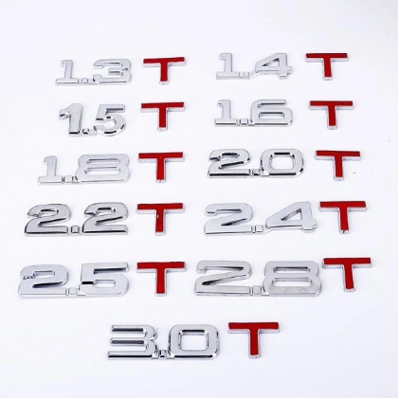 Custom Made Chrome ABS Plastic Car Emblem 3D Logo Car Badge Chrome Letter Sticker Auto Car fahrzeug Emblem Badges Wholesale