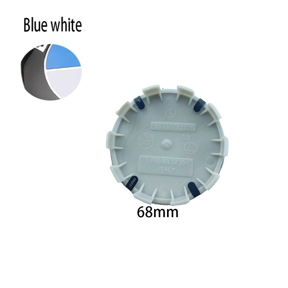 Car Wheel Hub Center Caps Covers Emblem 56mm 68mm for E46 E36 E39 emblems auto logo Customized Logo Blue White Black White