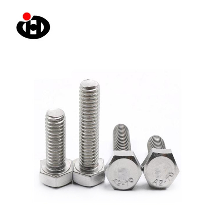 IS9001 DIN933 9mm Stainless Steel Hex Head Bolts