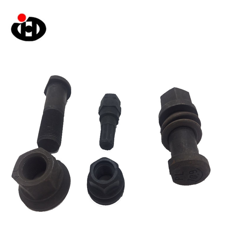 IS9001 Black Durable Auto Wheel Hub Bolt and Nut