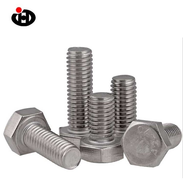 IS9001 DIN933 9mm Stainless Steel Hex Head Bolts