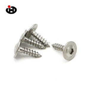 JINGHONG Hex Cap Screw Bolt Captive Washer