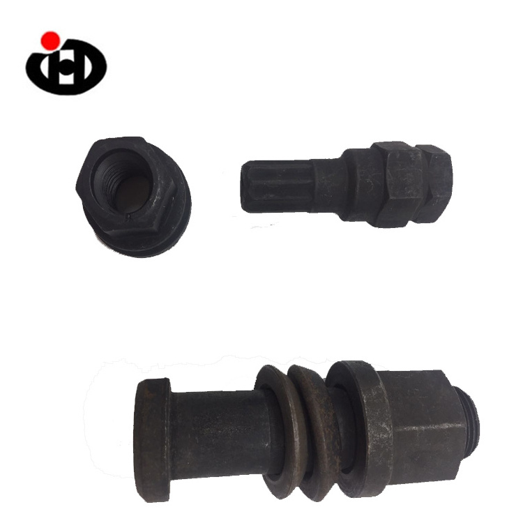 IS9001 Black Durable Auto Wheel Hub Bolt and Nut