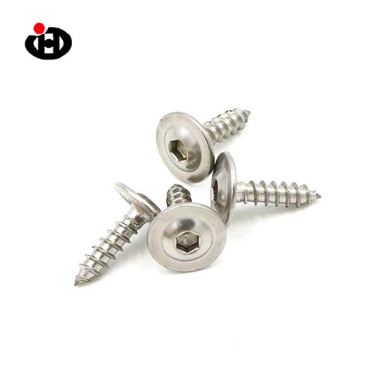 JINGHONG Hex Cap Screw Bolt Captive Washer