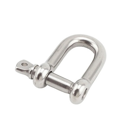 Anchor D Shackle High Tensile G210 Stainless Steel Standard Bow Type Shackle with Screw Collar Pin Grade 6 Hot Dipped Galvanized