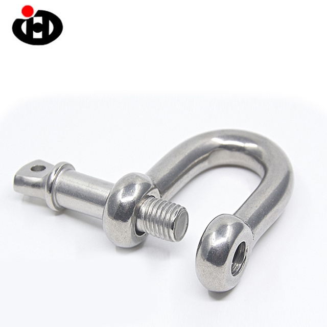 Anchor D Shackle High Tensile G210 Stainless Steel Standard Bow Type Shackle with Screw Collar Pin Grade 6 Hot Dipped Galvanized