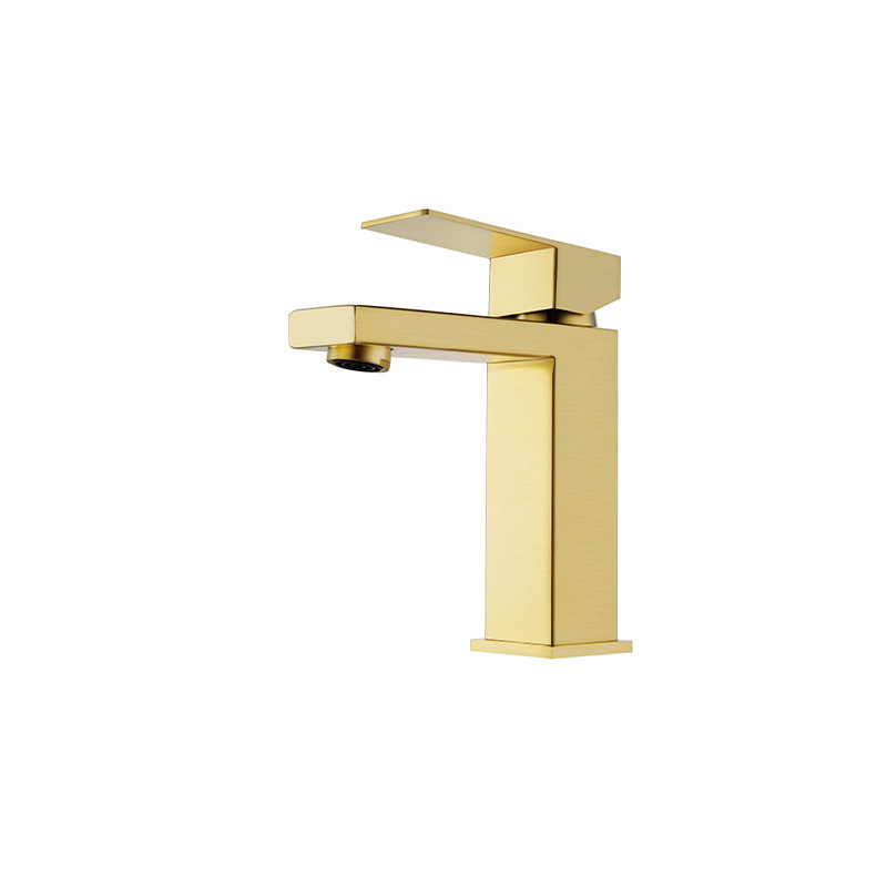 Basin Faucet Sus Bathroom Faucets Black/Gold/Brushed/Chrome Hot&Cold Mixer Basin Taps Single Hole Single Handle Washbasin Faucet