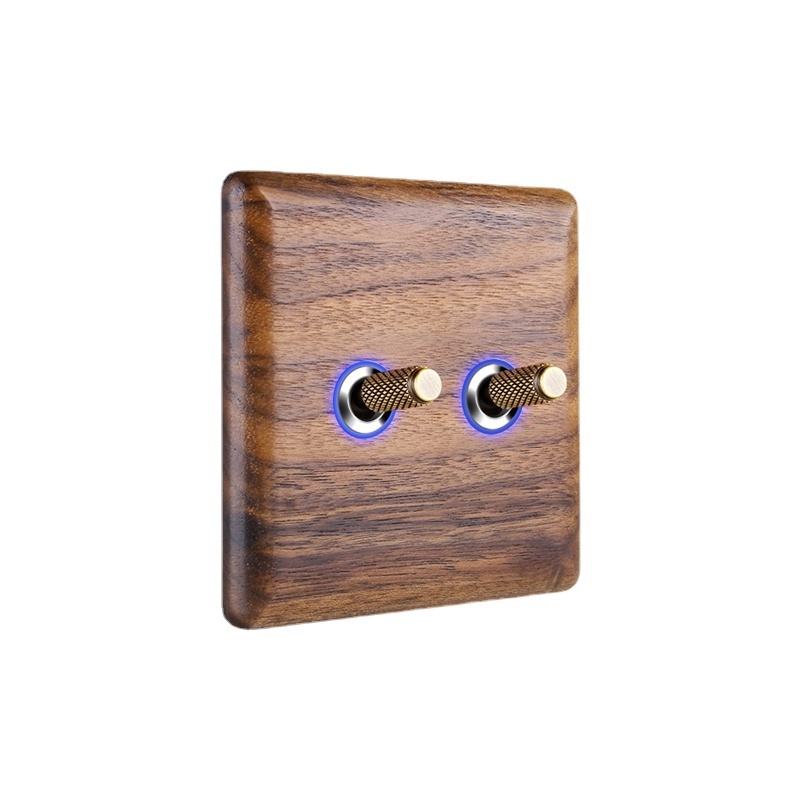 Eu standard electrical switch  French usb socket, villa old toggle switch 1/2/3/4Gang 2Way retro wall antique light switch