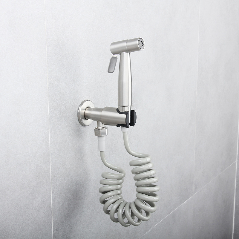 2022 New Handheld Bidet Sprayer For Toilet,Bidet Sprayer For Toilet Set,Brushed Bidet faucet