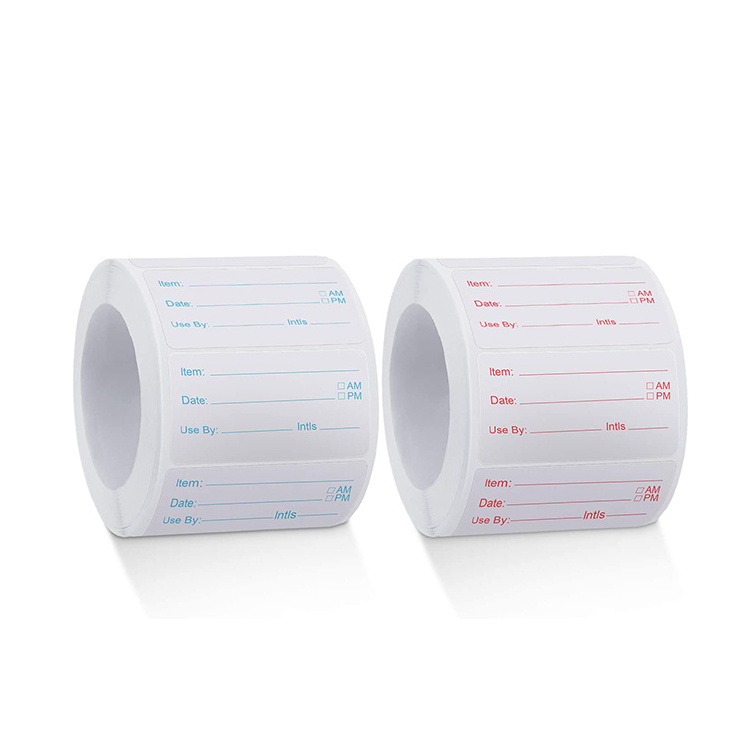 Wholesale customised stickers removable safety dissolvable food labels for packaging