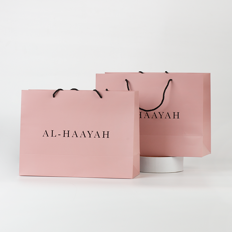 Luxury custom logo printed gift paper boutique shopping bags with your own logo