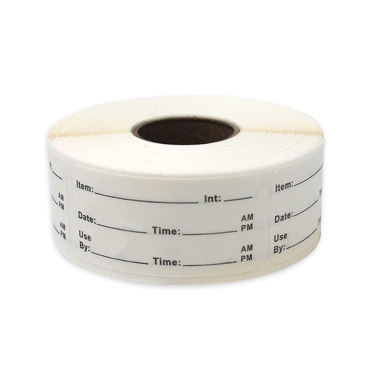 Wholesale customised stickers removable safety dissolvable food labels for packaging