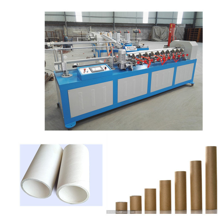 Spiral Kraft Cardboard Toilet Cigarette Paper Can Core Pipe Tube Cutting Slitting Slitter Cutter Recutter