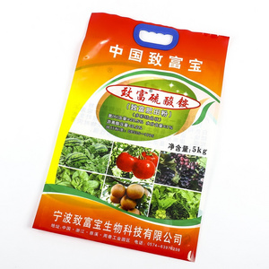 factory directly high quality vegetable and fruit agricultural seed packaging bag bulk fertilizer plastic packaging bag