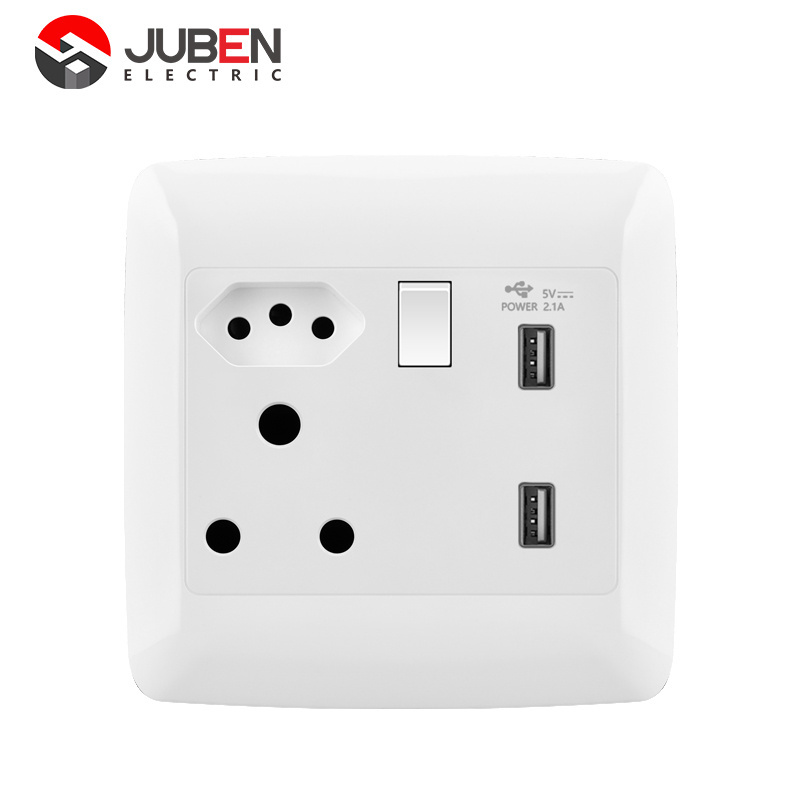 Popular kinetic energy harvesting module wall socket with switch