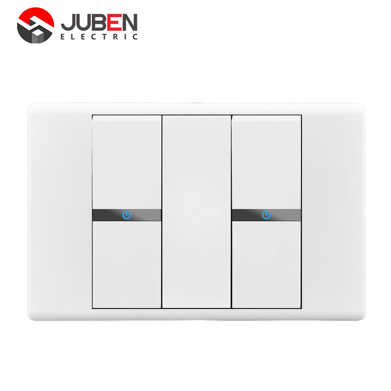 Wall panel wall switch waterproof switch socket installation waterproof 4 groups electric German white pc 10/16/2