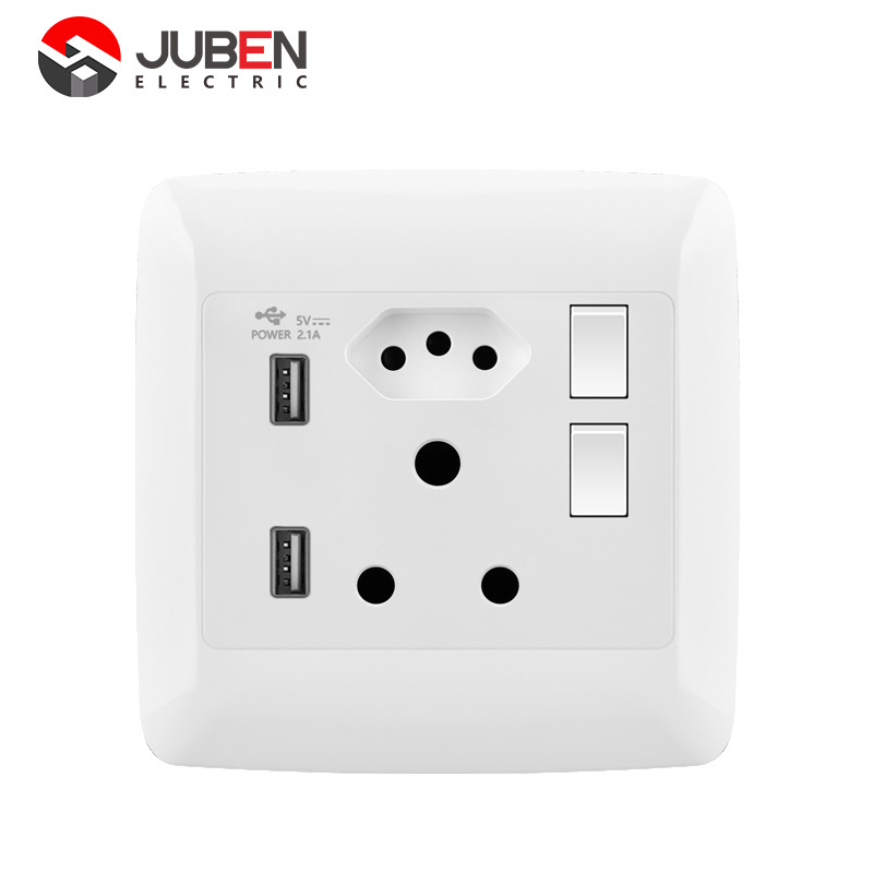 Popular kinetic energy harvesting module wall socket with switch