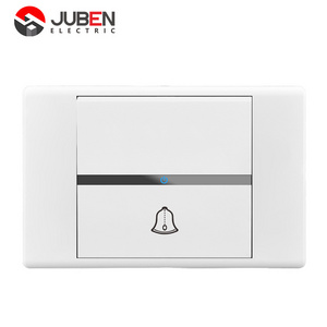 Wall panel wall switch waterproof switch socket installation waterproof 4 groups electric German white pc 10/16/2