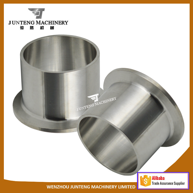 Alcohol Distillation Triple Clamp Connection Fittings Round Sanitary Stainless Steel Ferrule