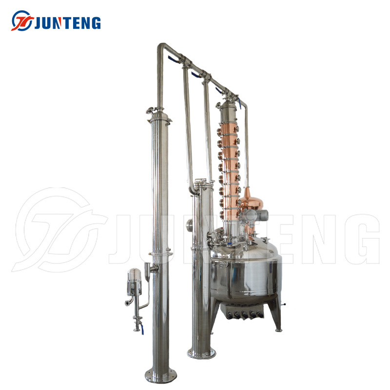 Electric Household Miniature Column Copper Core Distillation Tower Alchohole Distiller Vacuum Distillation Alcohol