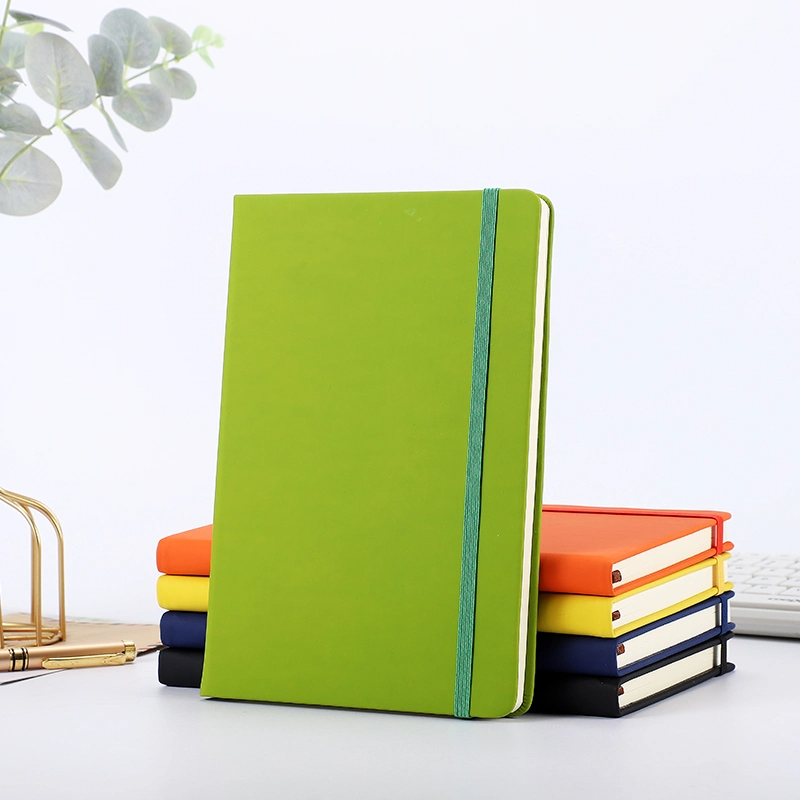 Wholesale Solid Color Portable Notebook Mini A6 Diary 80 School Supplies High Quality Customized Executive Notebook