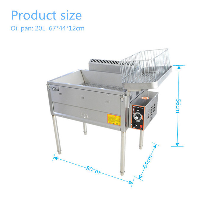 20L  Frying Machine Commercial Churro Fish Deep Fryer Gas Deep Fryer for commercial kitchens