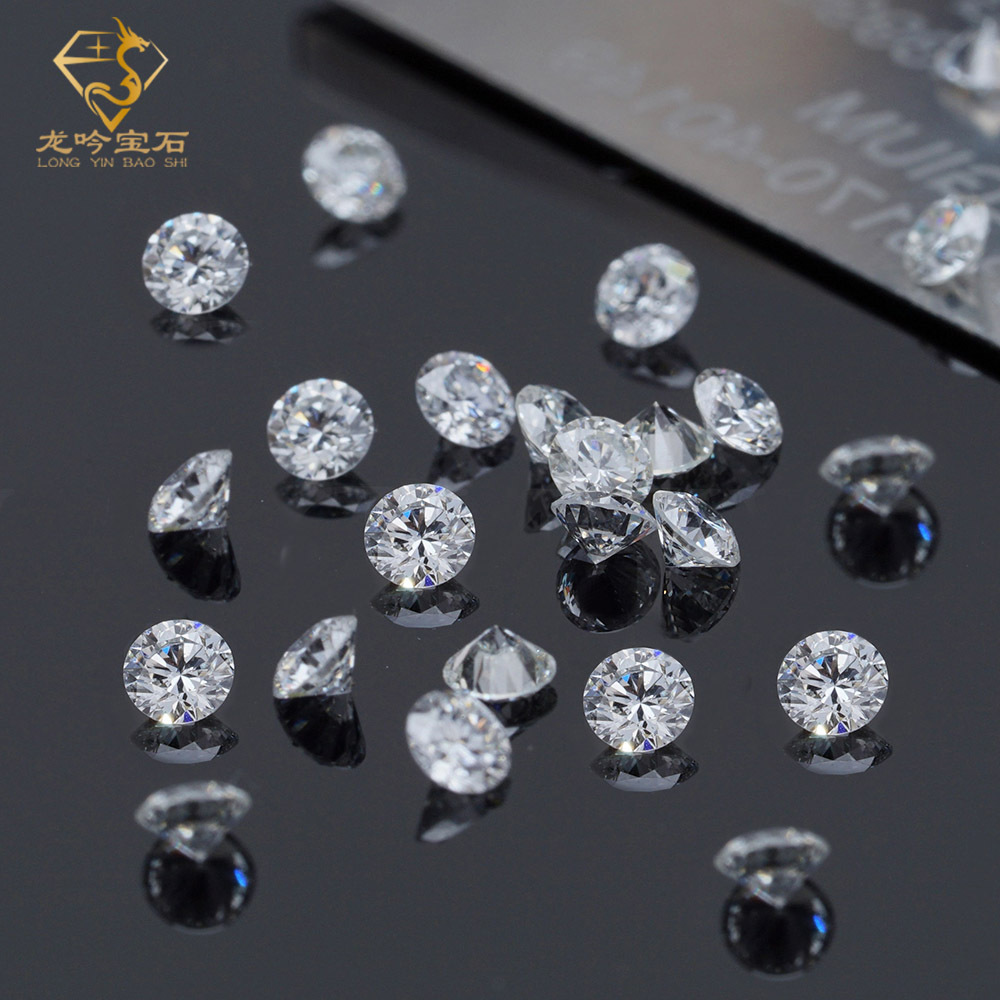 Factory Direct Sale Jewelry Making Small Size 1mm 1.8mm 2mm D VVS Loose Moissanite Stone Diamond Wholesale Melee Moissanite