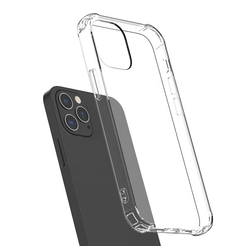 Wholesale Transparent Clear Soft TPU Shockproof Phone Case for iPhone 15 14 13 12 X Xs Max XR 11 8 7 Pro Case