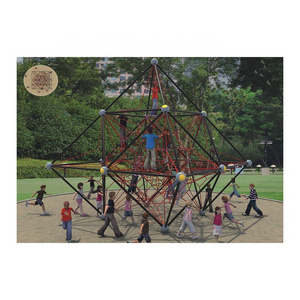 Brands Amusement Park Outdoor Playground Expand  Wire Rope Sling Spider Tower Climbing Net For Kids