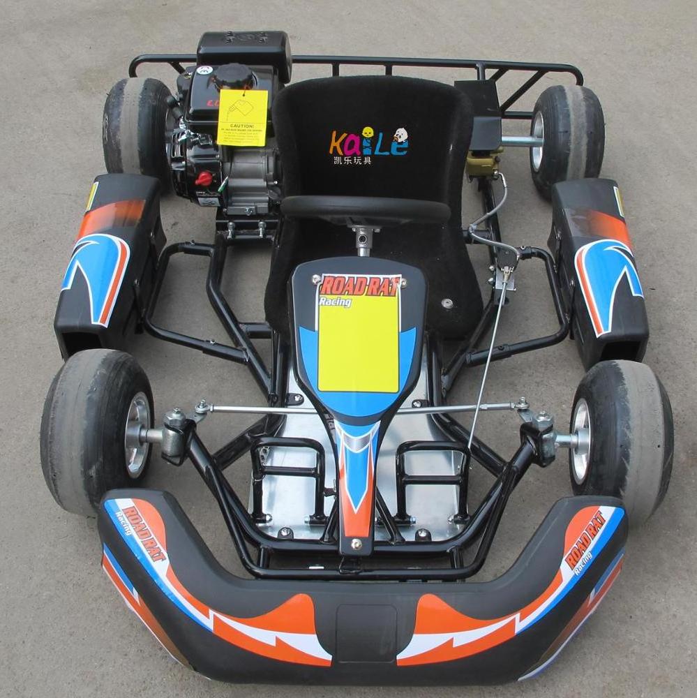 Amusement Park Mini safety Bumper Electric Start Carting Children Racing Go Kart 90cc For Kids