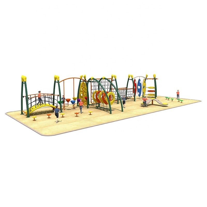 Amusement Park Jungle Gym Metal Pipe Stair Climbing Wheelchair Outdoor Monkey Bars For Kids